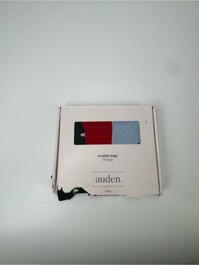 auden Invisible Edge Thongs Underwear Lingerie Panties 3-Pack Size Small